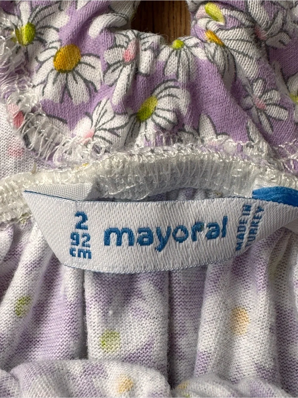 Mayoral Summer Lilac Daisy Dress size 2